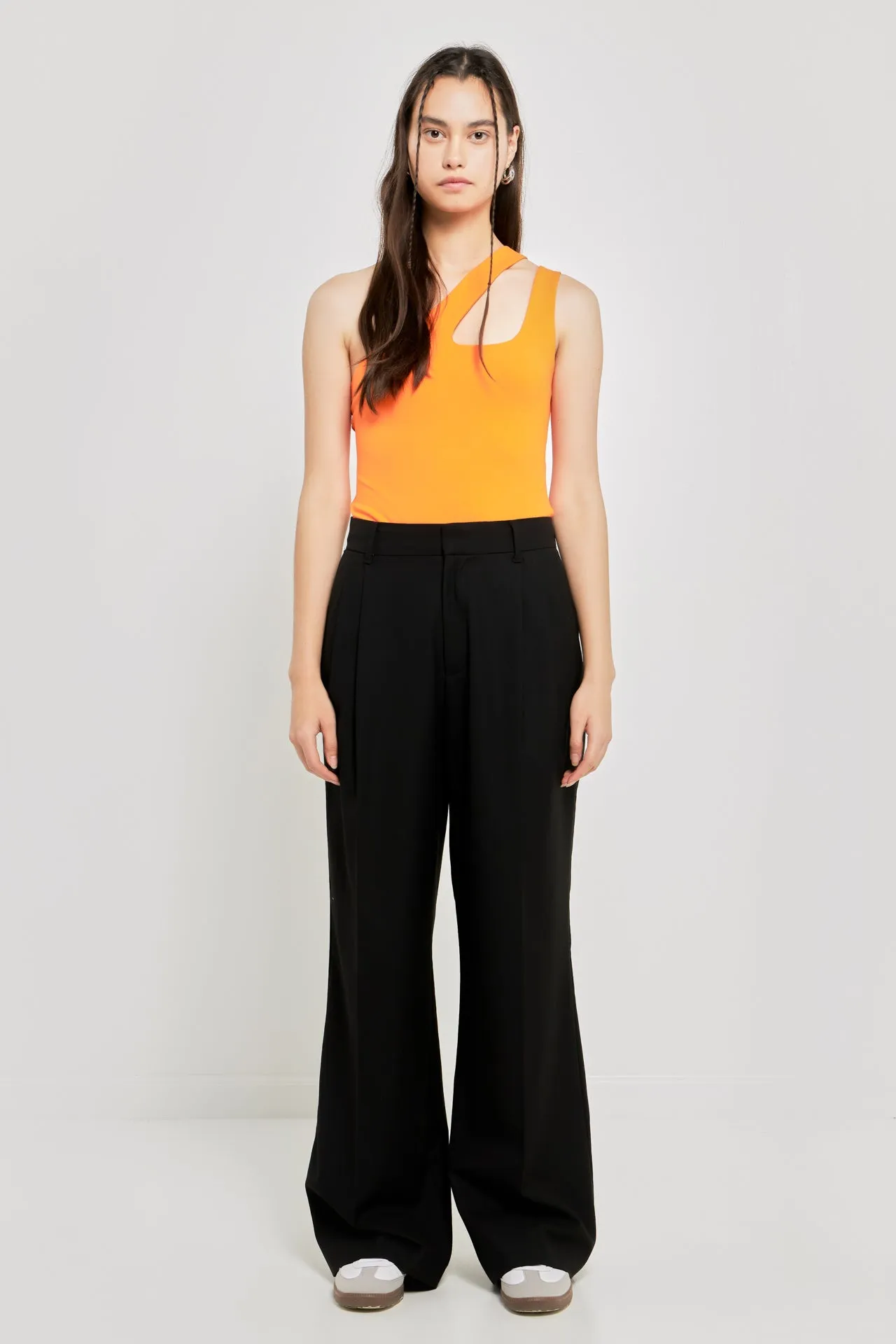 One Shoulder Cut-out Detail Knit Bodysuit sold by Endless Rose product image thumbnail 2