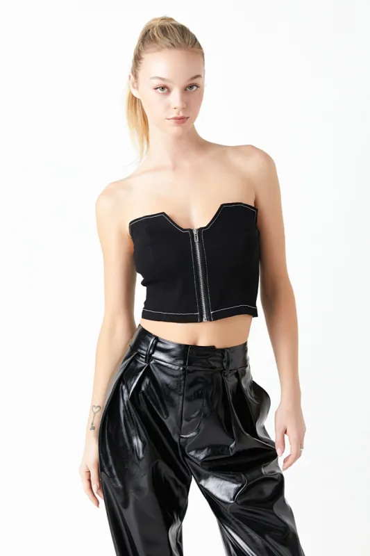 Strapless Denim Top sold by Endless Rose