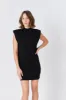 Mock Neck Sleeveless Knit Mini Dress sold by Endless Rose
