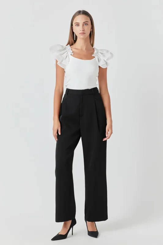 Organza Ruffle with Knit Top sold by Endless Rose