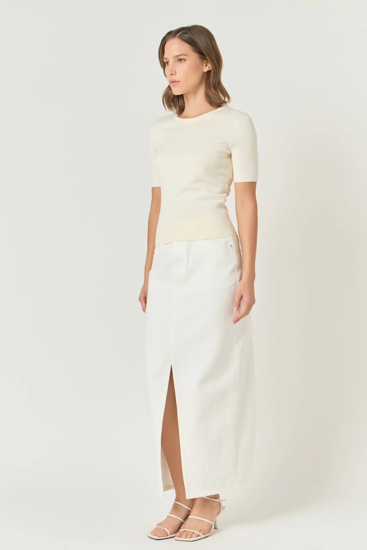 Denim Maxi Skirt sold by Endless Rose product image thumbnail 3