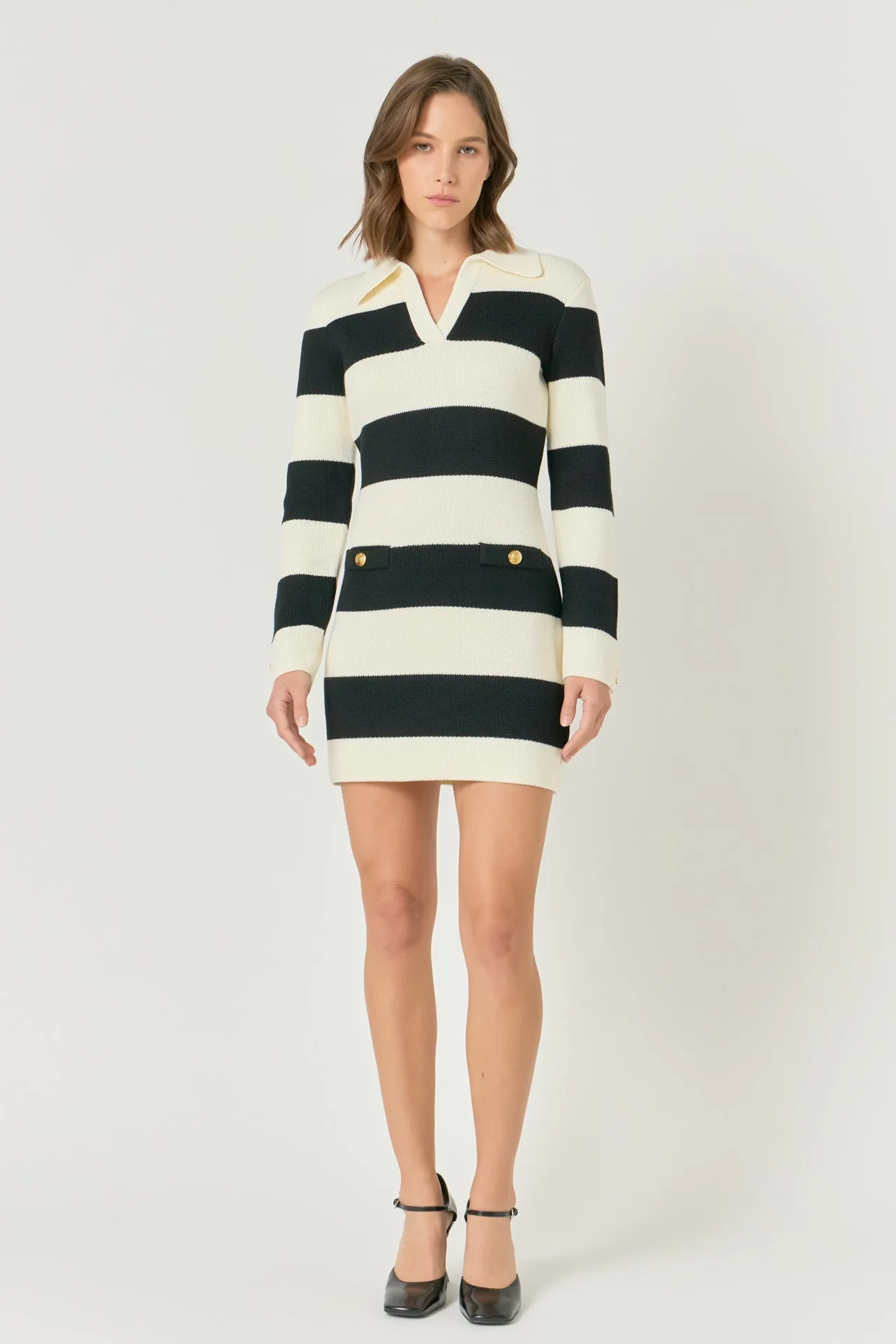 Striped Knit Mini Dress sold by Endless Rose