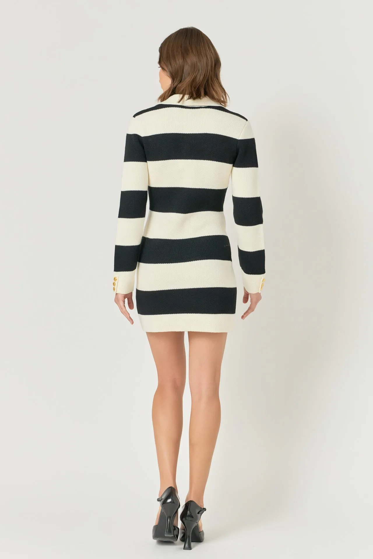 Striped Knit Mini Dress sold by Endless Rose product image thumbnail 4