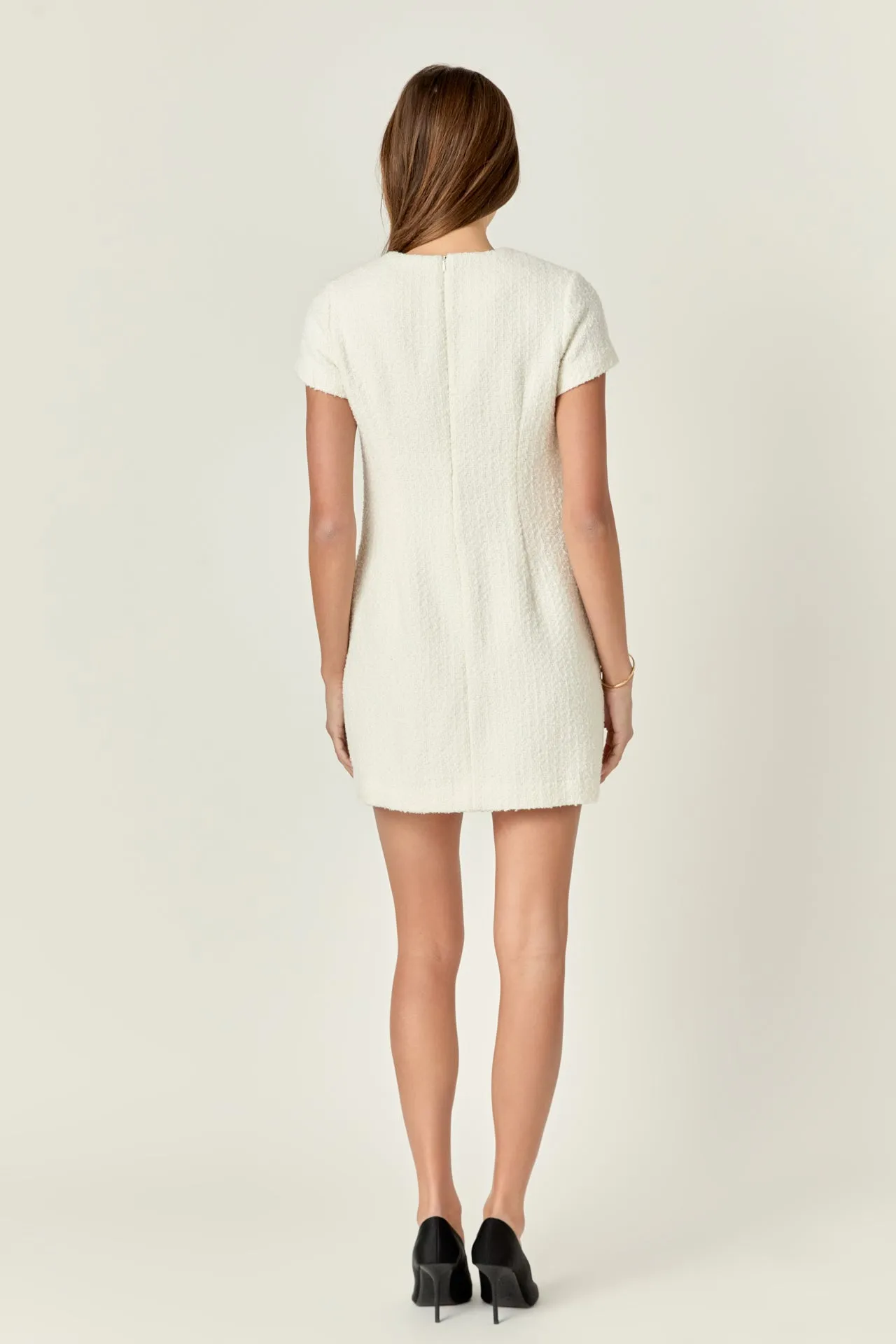 Bow Embellished Mini Dress sold by Endless Rose product image thumbnail 4