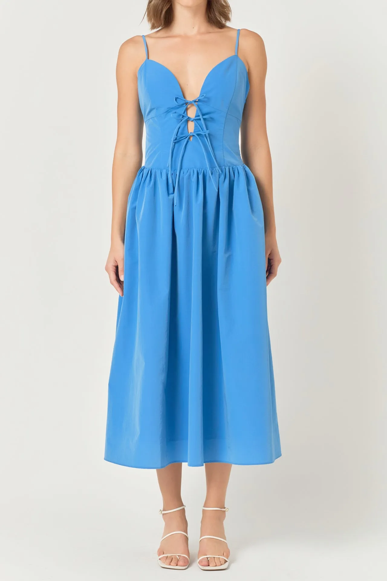 Front Ties Midi Dress sold by Endless Rose product image thumbnail 2