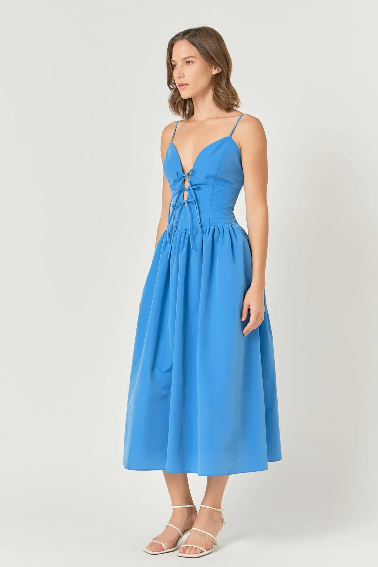 Front Ties Midi Dress sold by Endless Rose product image thumbnail 3