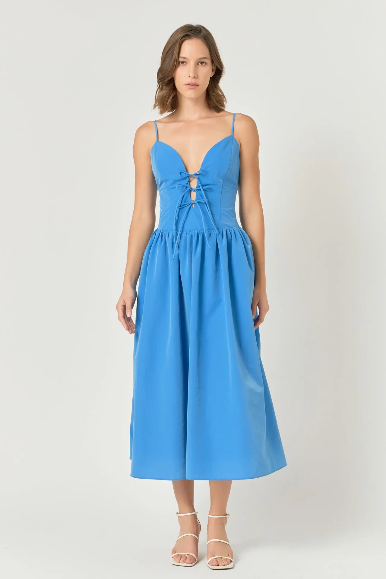 Front Ties Midi Dress sold by Endless Rose