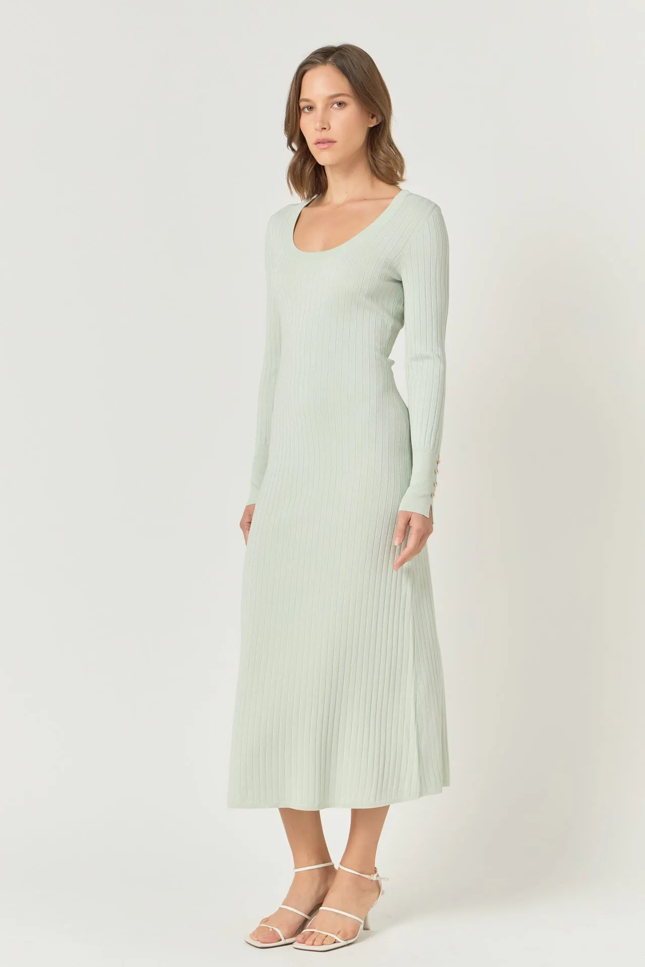 Lurex Sweater Midi Dress sold by Endless Rose product image thumbnail 3
