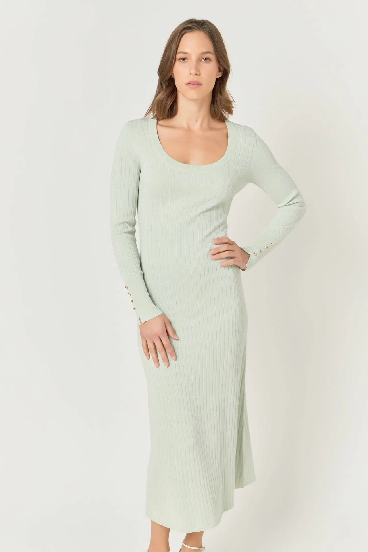 Lurex Sweater Midi Dress sold by Endless Rose product image thumbnail 5
