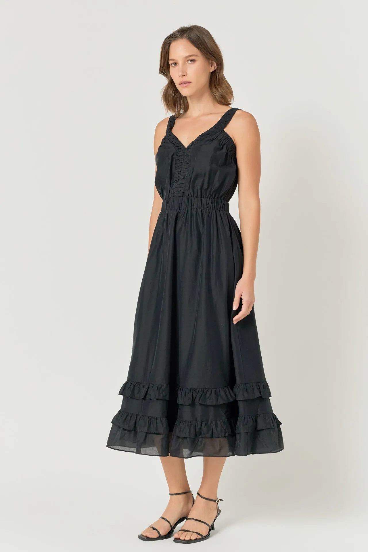 Ruffled Maxi Dress sold by Endless Rose product image thumbnail 3
