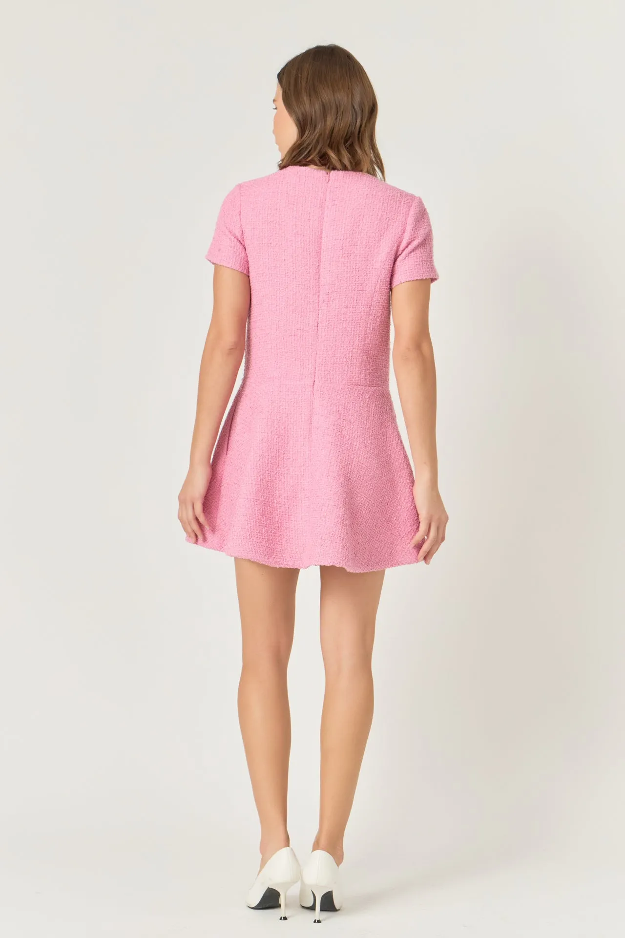 Tweed A Line Mini Dress sold by Endless Rose product image thumbnail 4
