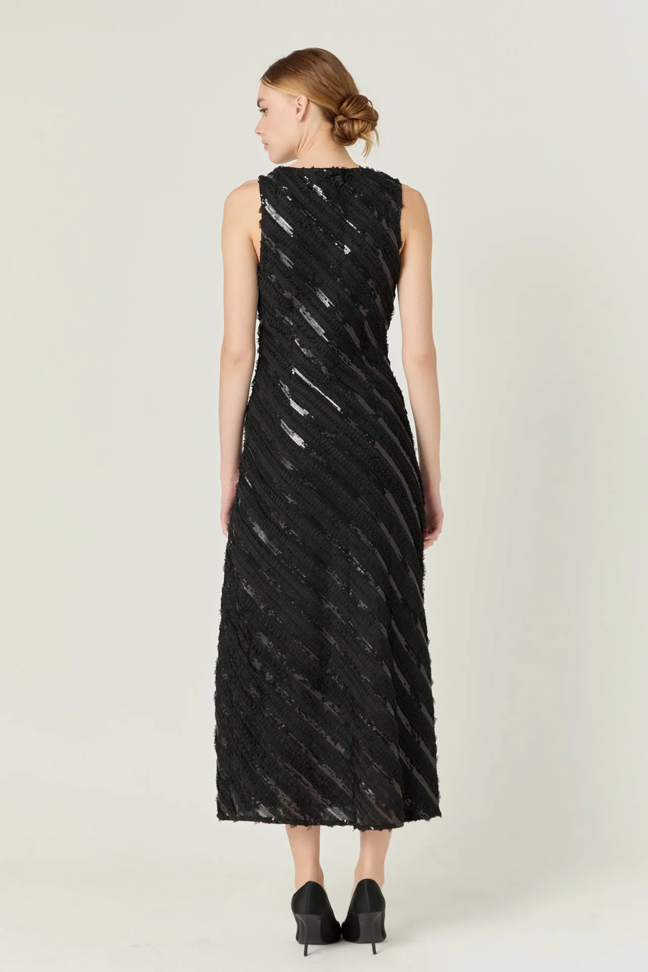 Textured Sleeveless Maxi Dress sold by Endless Rose product image thumbnail 4