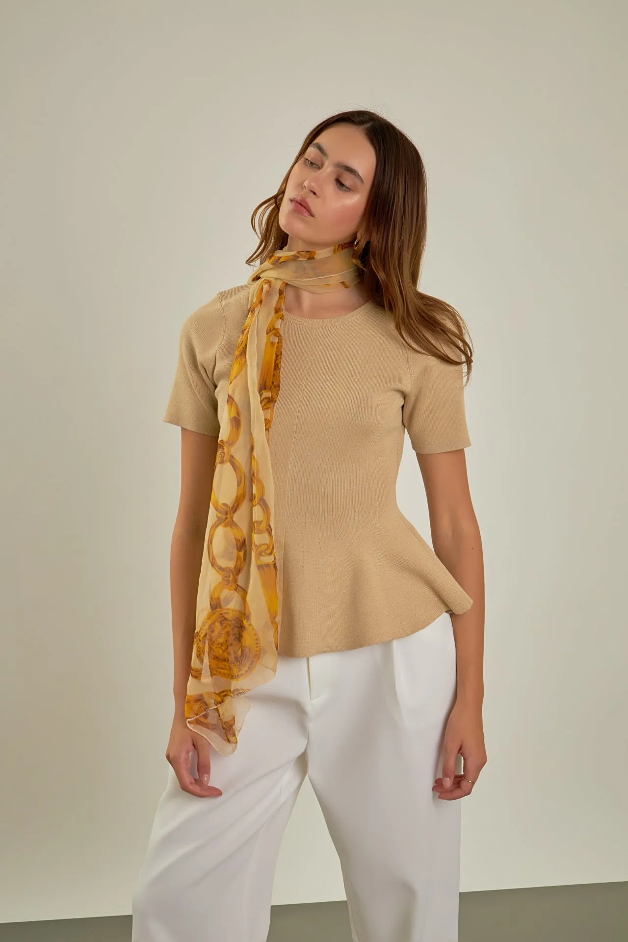 Flare Detail Knit Top sold by Endless Rose product image thumbnail 5