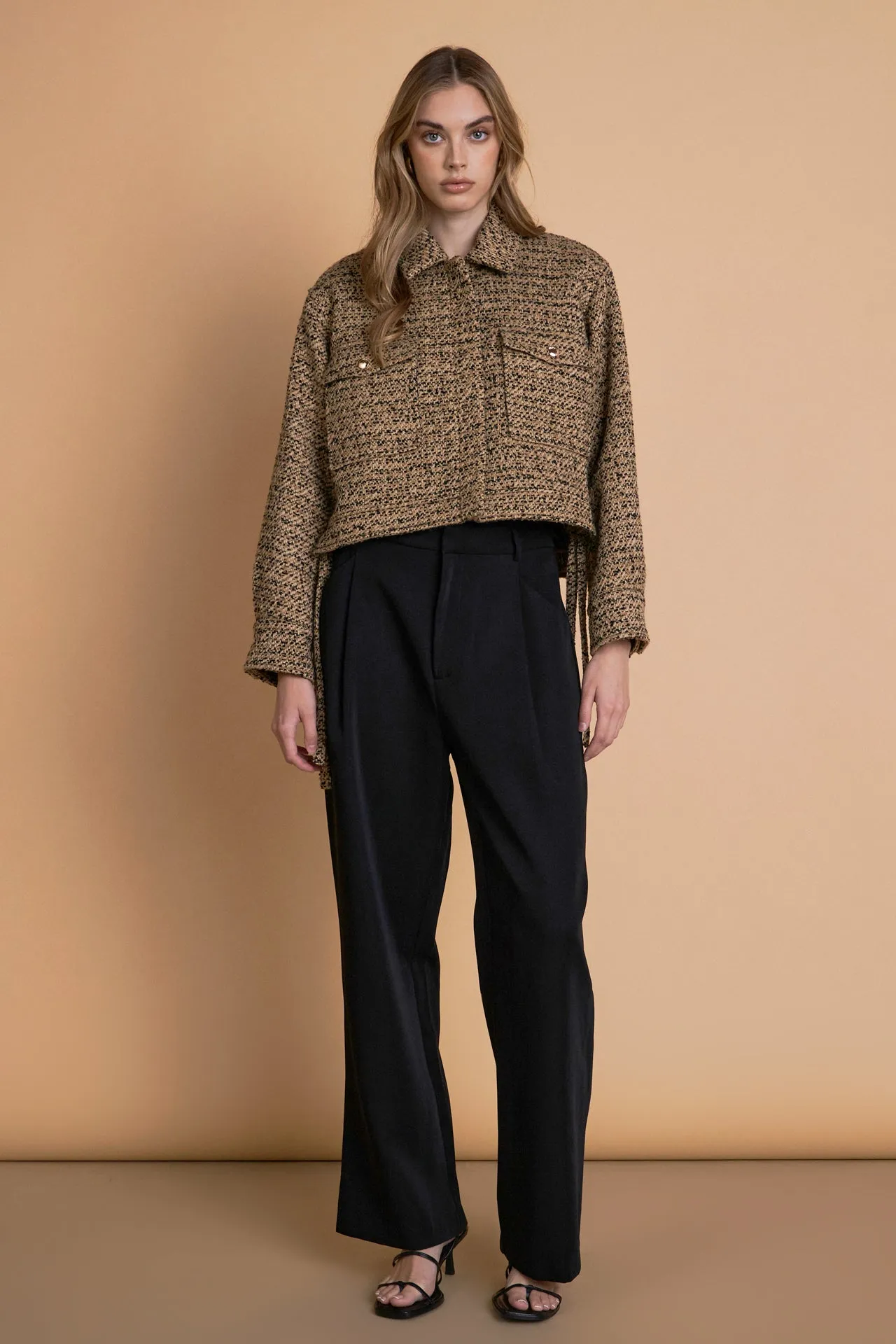 Tweed Cropped Jacket sold by Endless Rose