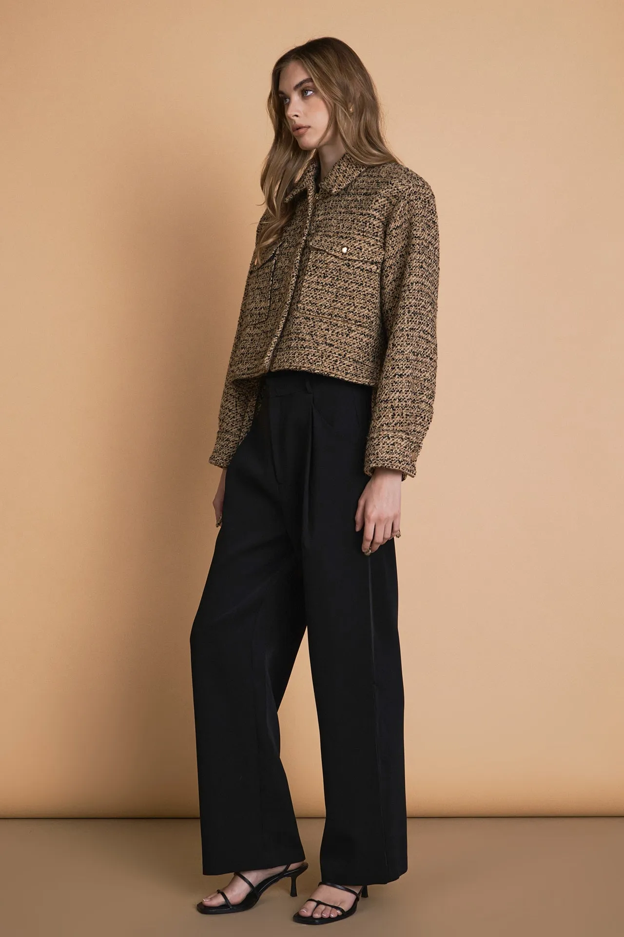 Tweed Cropped Jacket sold by Endless Rose product image thumbnail 3