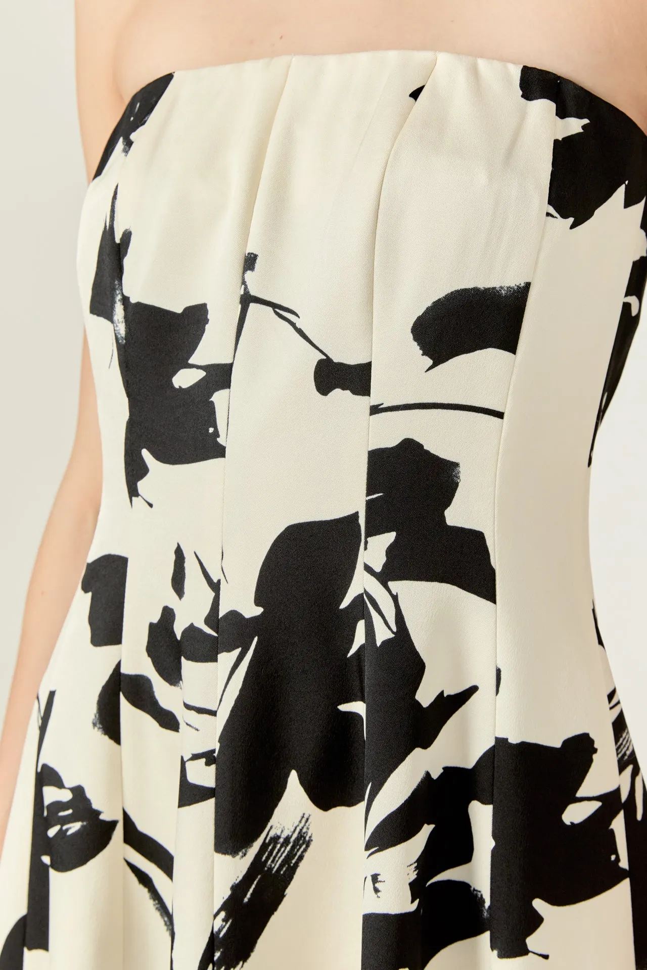 Strapless Flounced Midi Dress sold by Endless Rose product image thumbnail 2