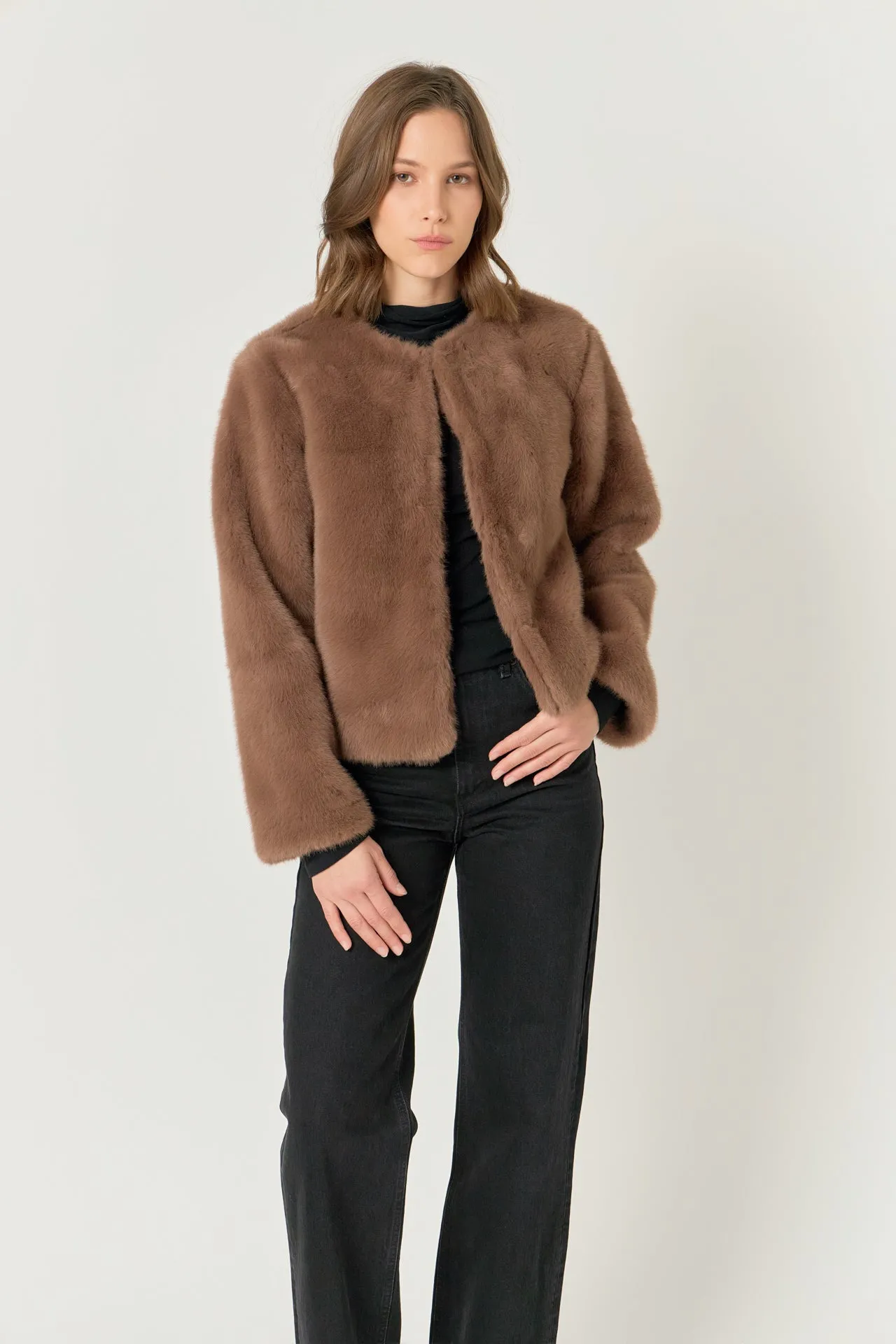 Faux Fur Lady Jacket sold by Endless Rose product image thumbnail 5