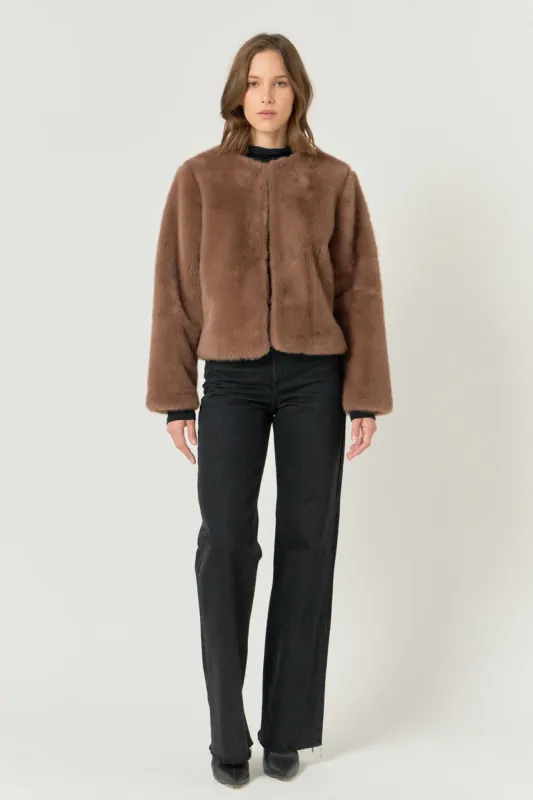 Faux Fur Lady Jacket sold by Endless Rose