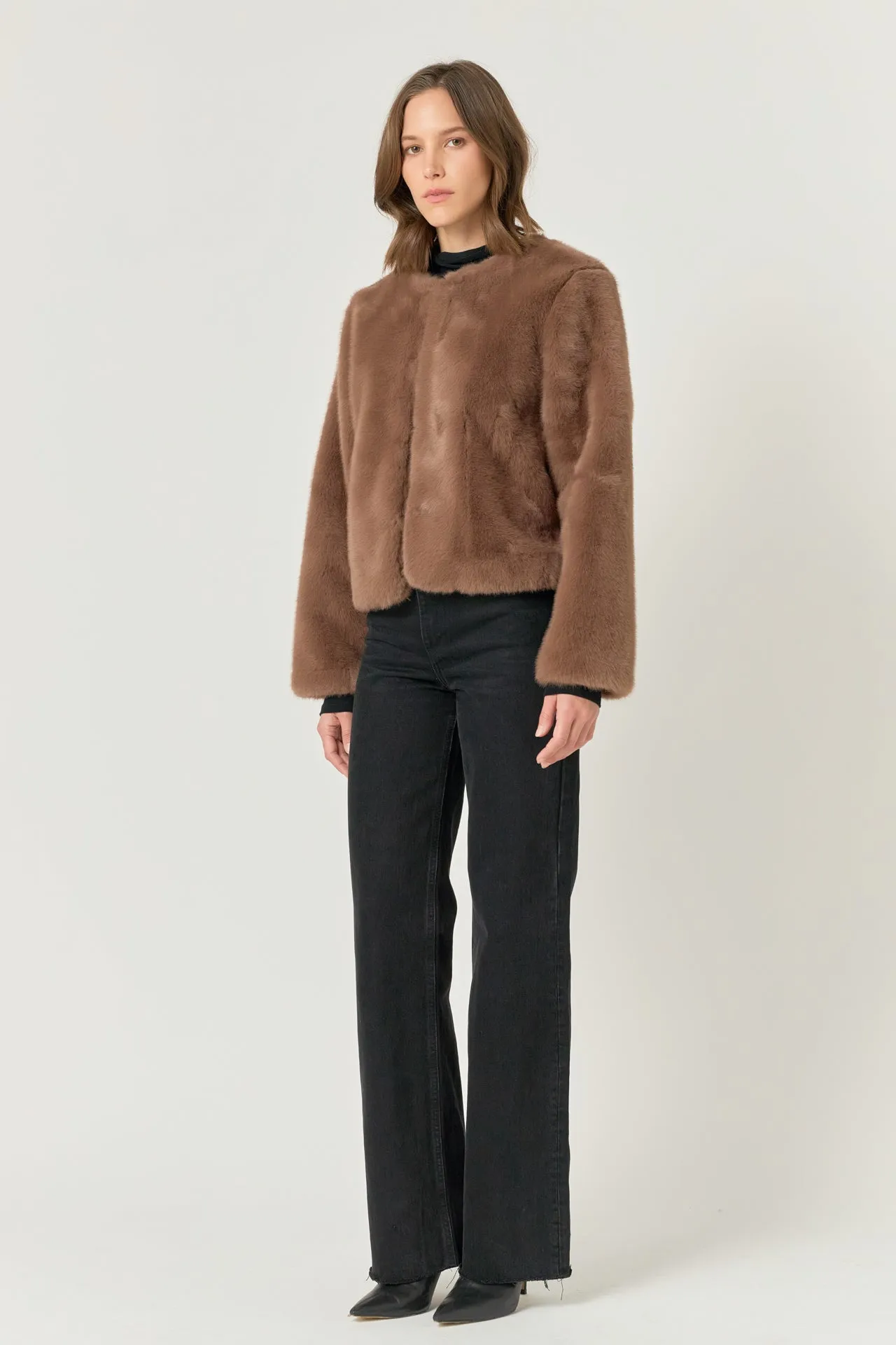 Faux Fur Lady Jacket sold by Endless Rose product image thumbnail 3