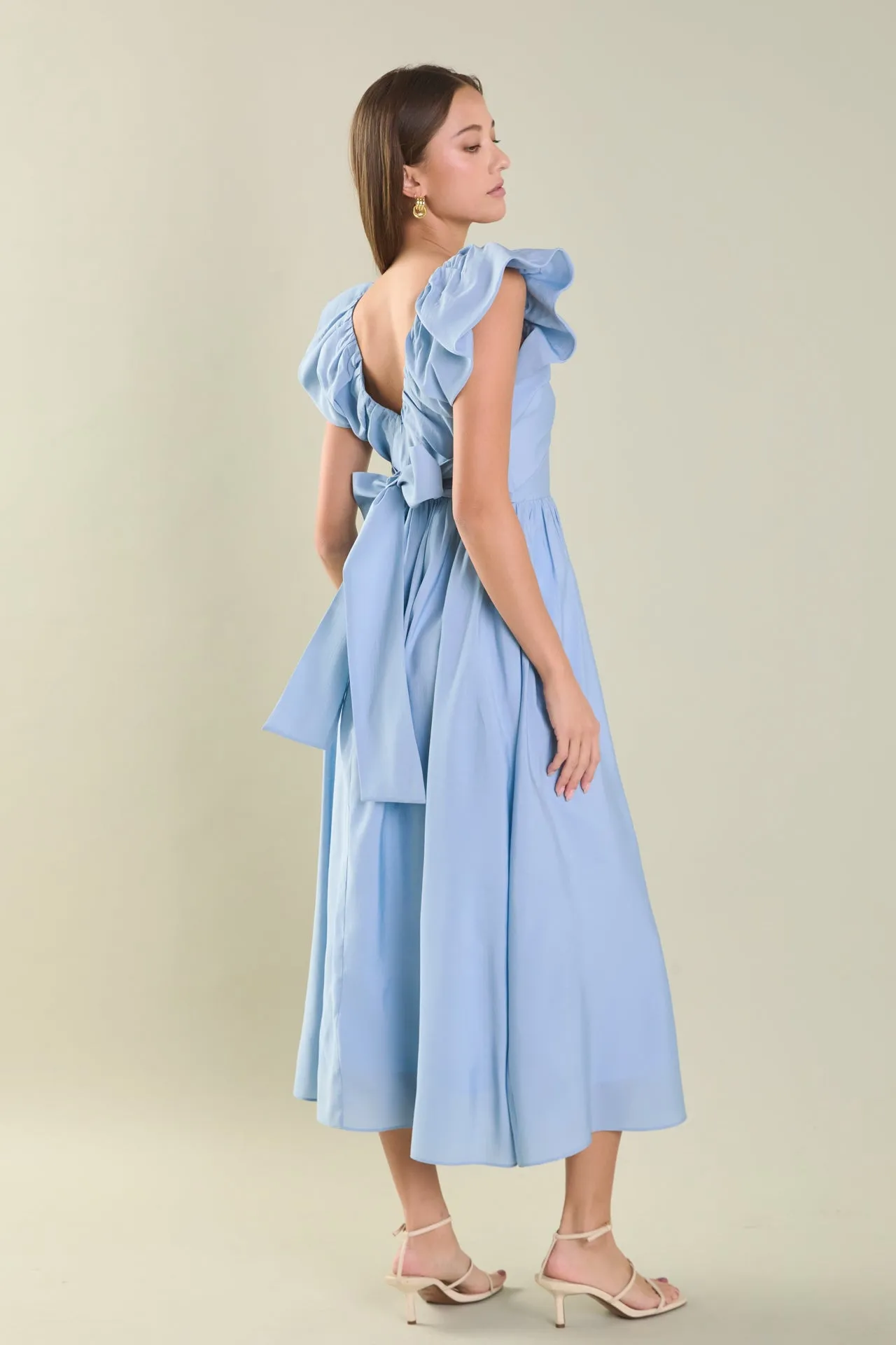 Back Bow Tied Maxi Dress sold by Endless Rose product image thumbnail 4