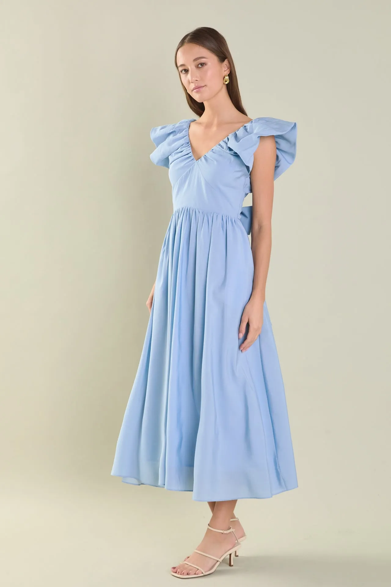 Back Bow Tied Maxi Dress sold by Endless Rose product image thumbnail 3