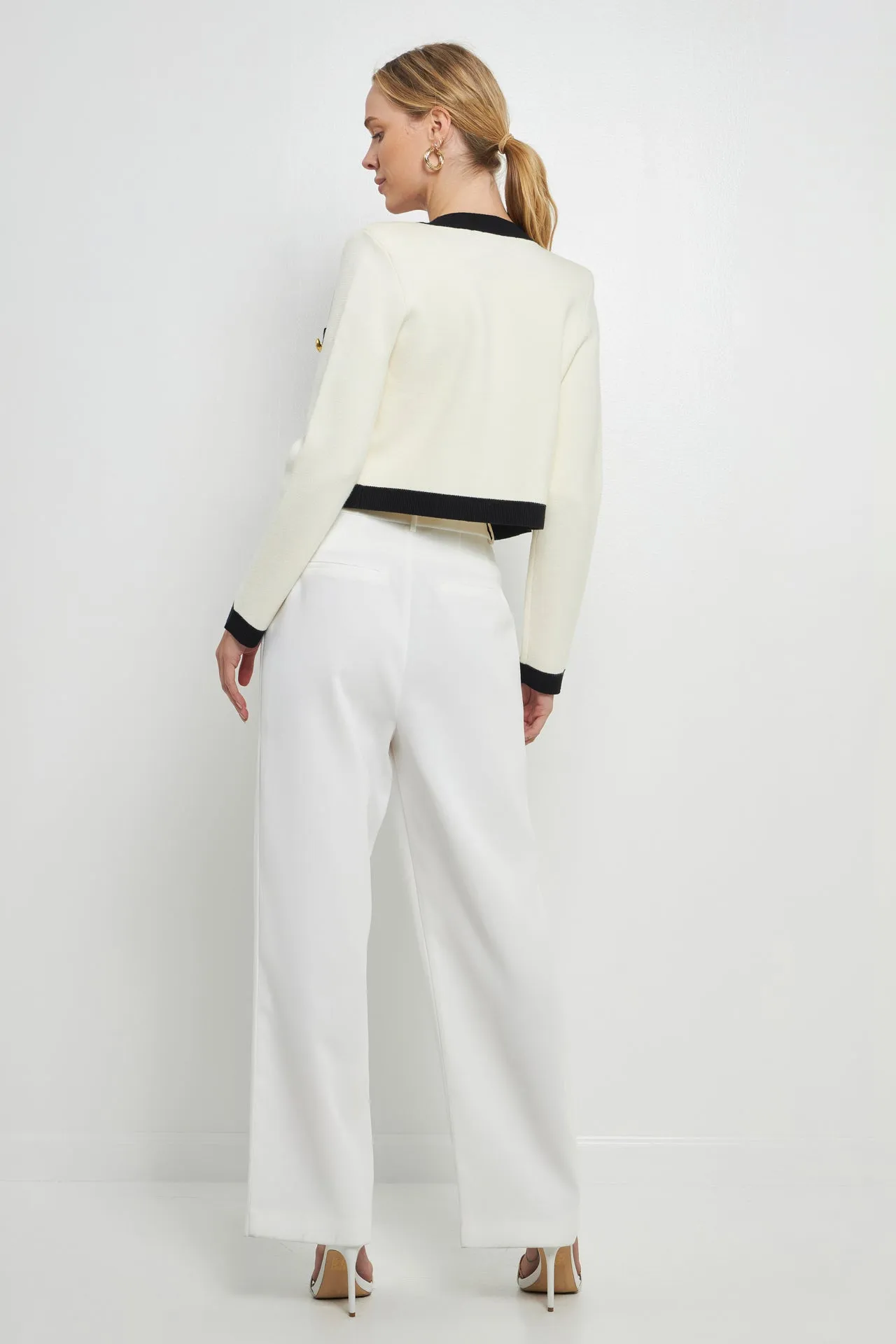 Cropped Button-Up Cardigan sold by Endless Rose product image thumbnail 4