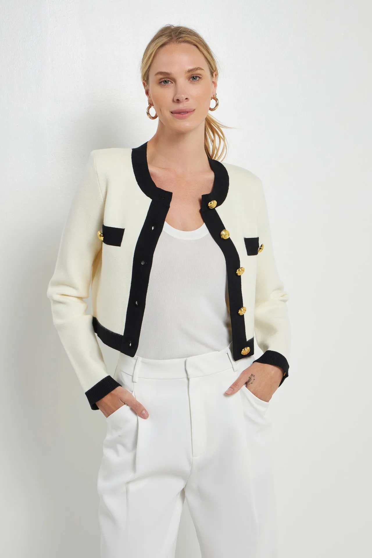 Cropped Button-Up Cardigan sold by Endless Rose product image thumbnail 5