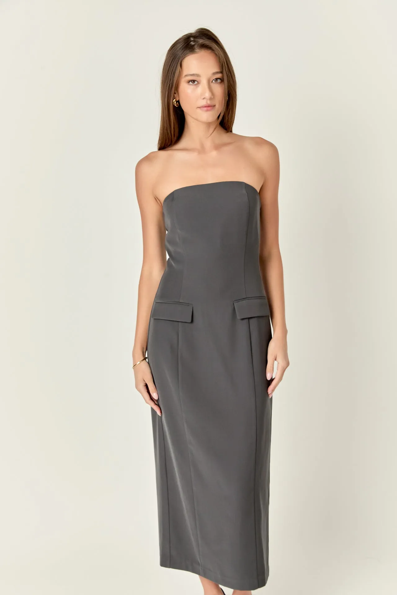 Strapless Column Maxi Dress sold by Endless Rose product image thumbnail 5