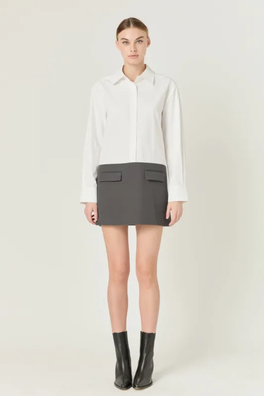 Shirt Mini Dress sold by Endless Rose