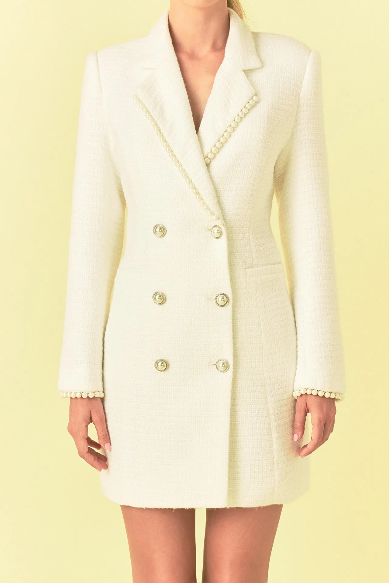 Pearl Trim Blazer Dress sold by Endless Rose product image thumbnail 2