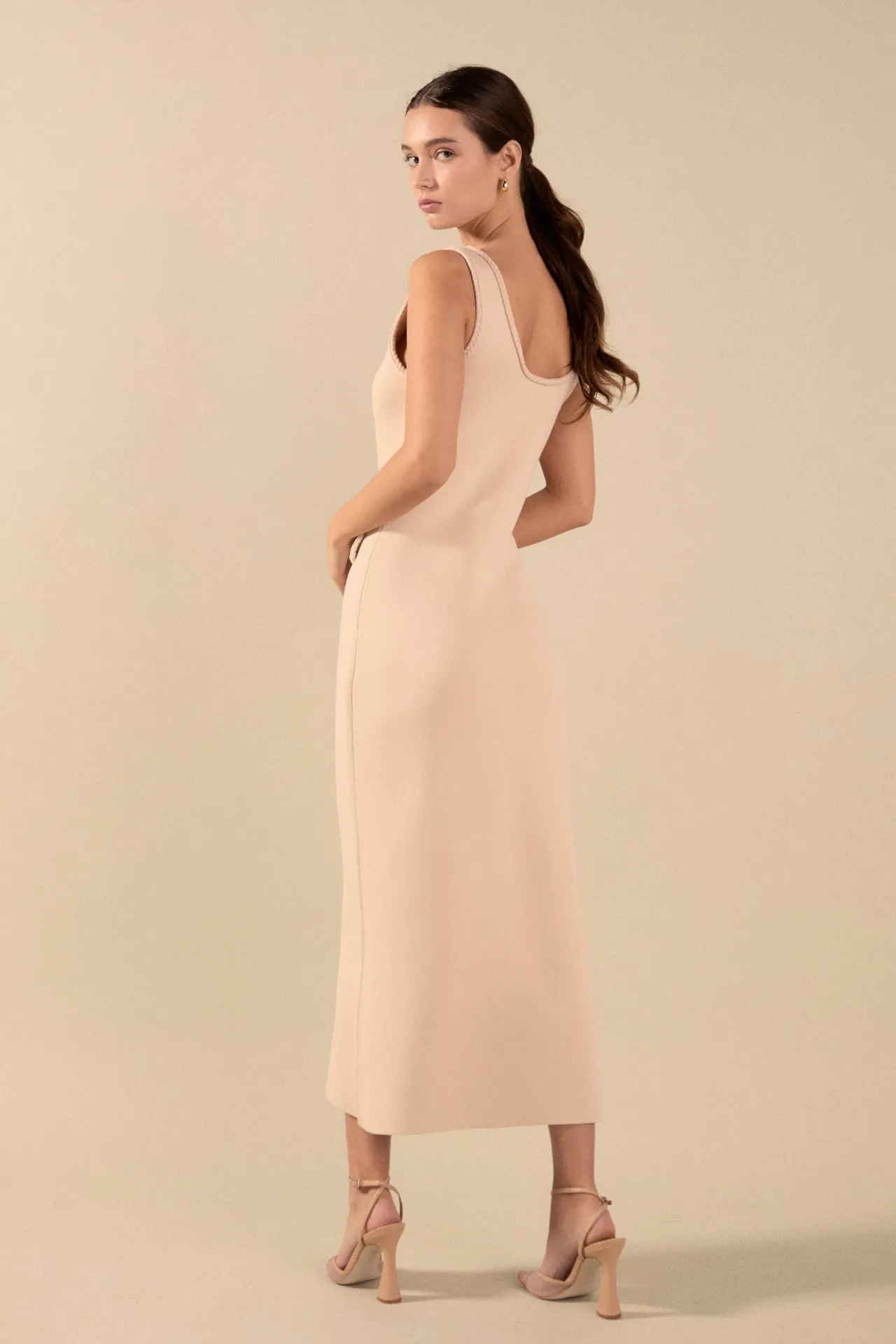 Braided Knit Maxi Dress sold by Endless Rose product image thumbnail 4
