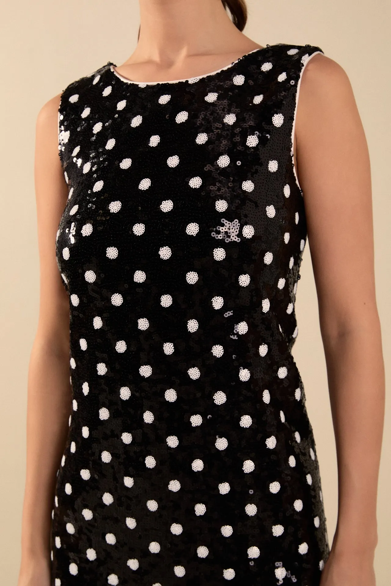 Dot Sequin Mini Dress sold by Endless Rose product image thumbnail 2
