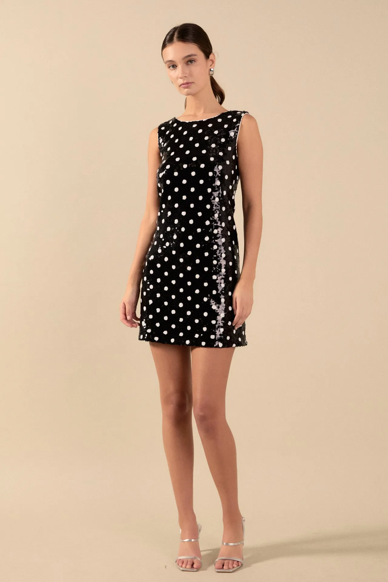Dot Sequin Mini Dress sold by Endless Rose