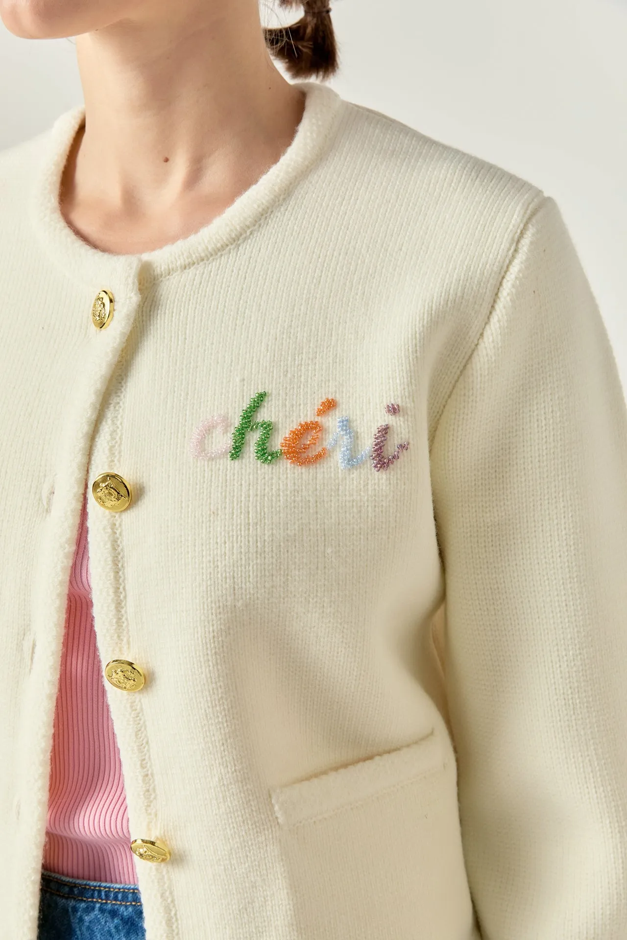 Cheri Beaded Cardigan sold by Endless Rose product image thumbnail 2