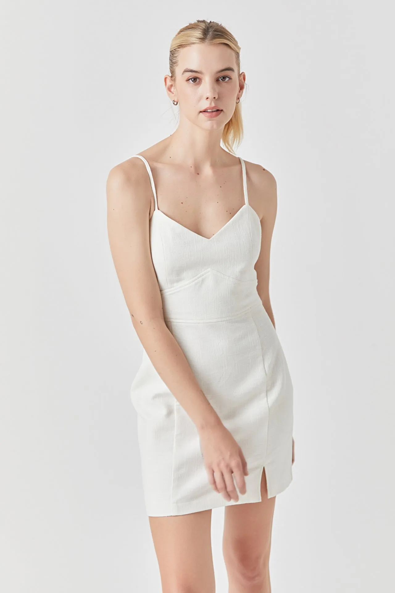 Double Elastic Strap Mini Dress sold by Endless Rose product image thumbnail 3