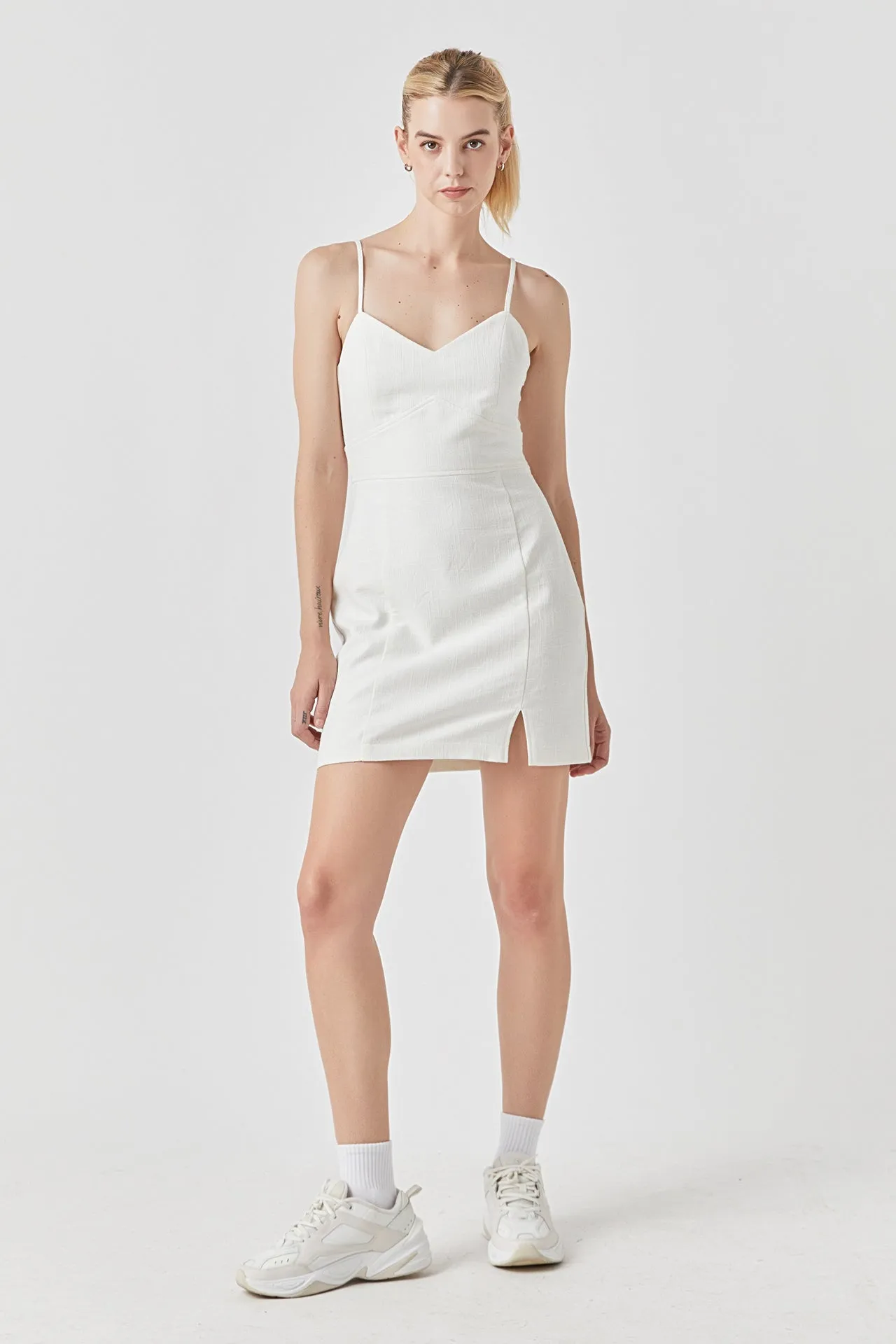 Double Elastic Strap Mini Dress sold by Endless Rose product image thumbnail 4