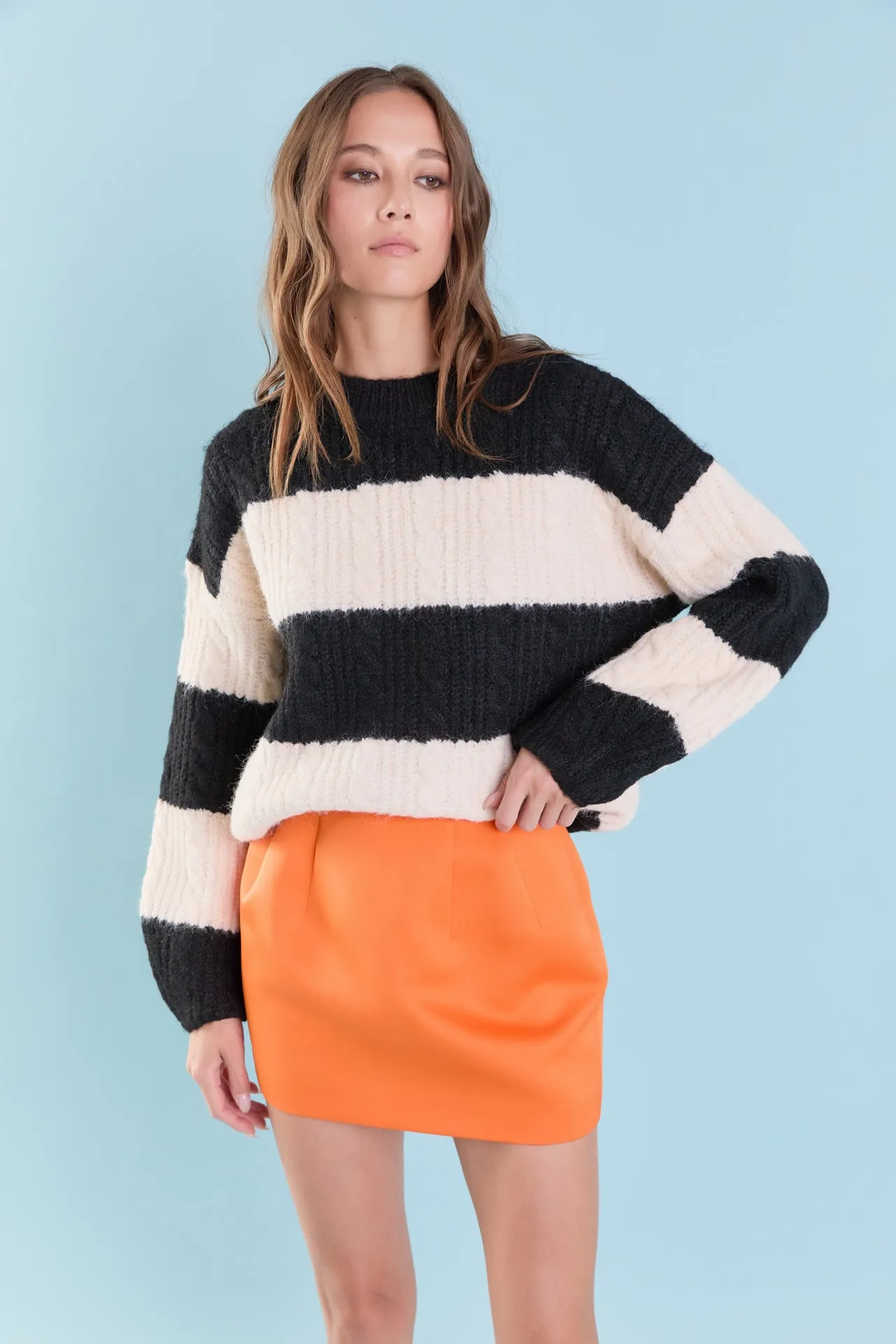 Satin Pintucked Mini Skirt sold by Endless Rose product image thumbnail 5