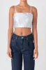 Faux Leather Crop Top sold by Endless Rose