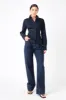 Denim Flared Shirt sold by Endless Rose
