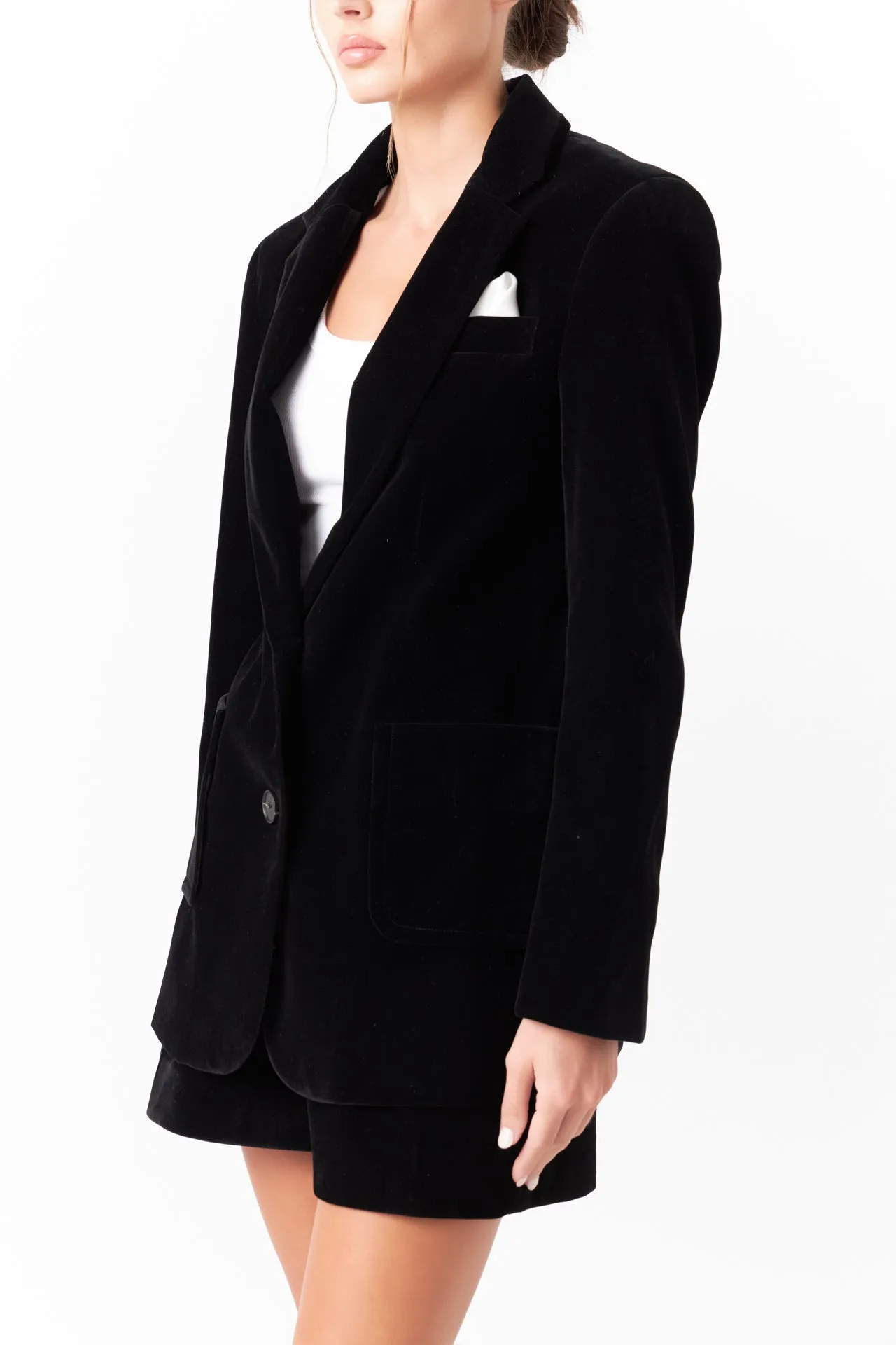 Velvet Oversized Jacket sold by Endless Rose product image thumbnail 3