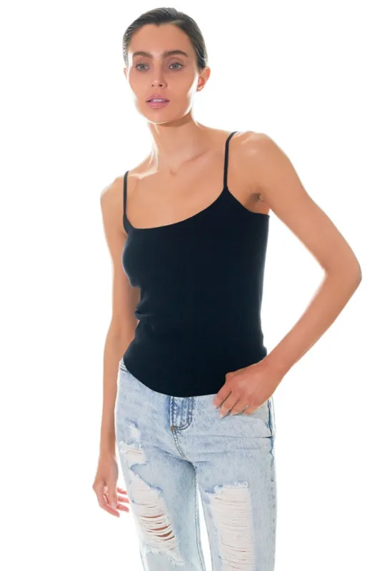 Round Hem Knit Tank Top sold by Endless Rose