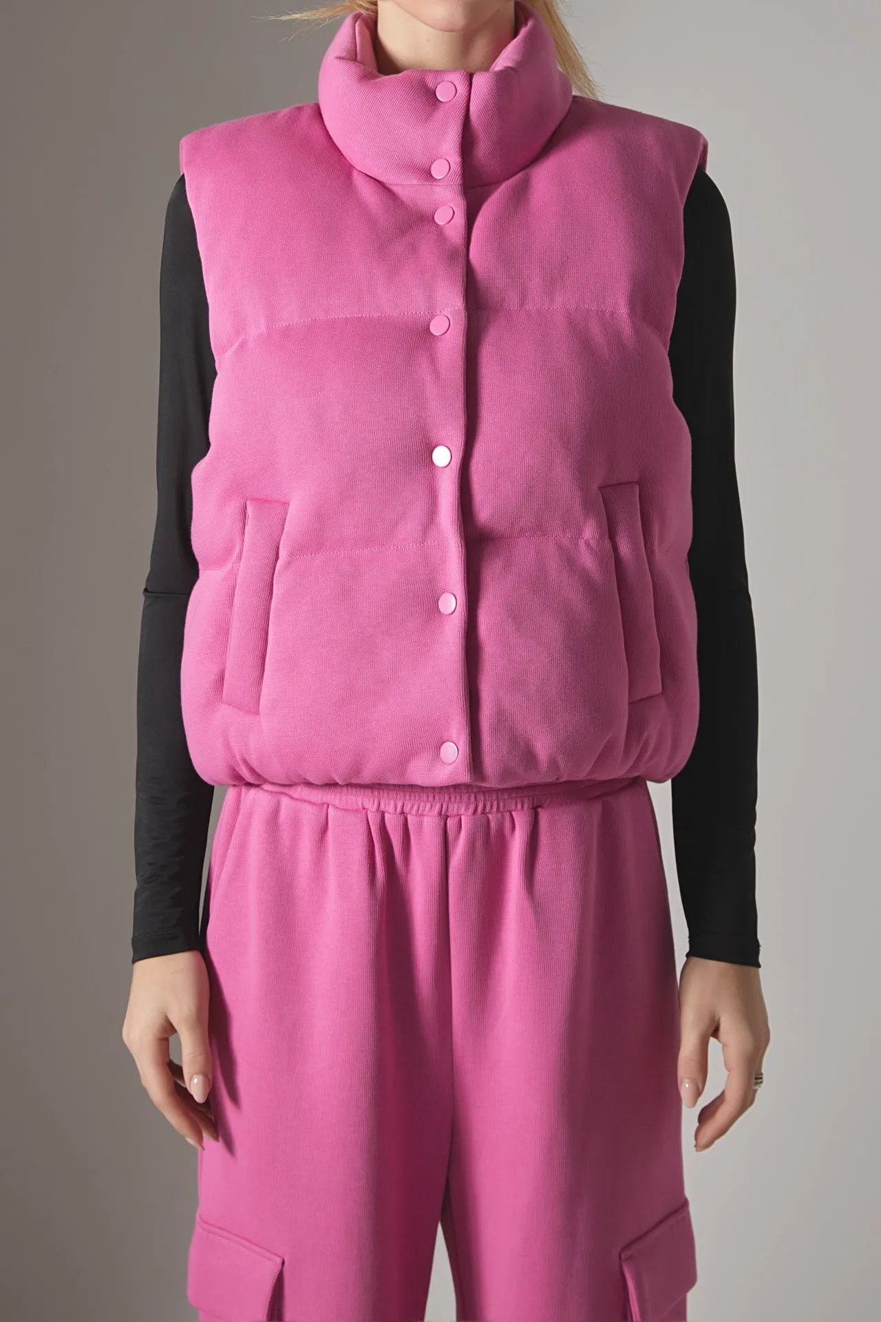 Knit Puffer Vest sold by Endless Rose product image thumbnail 2
