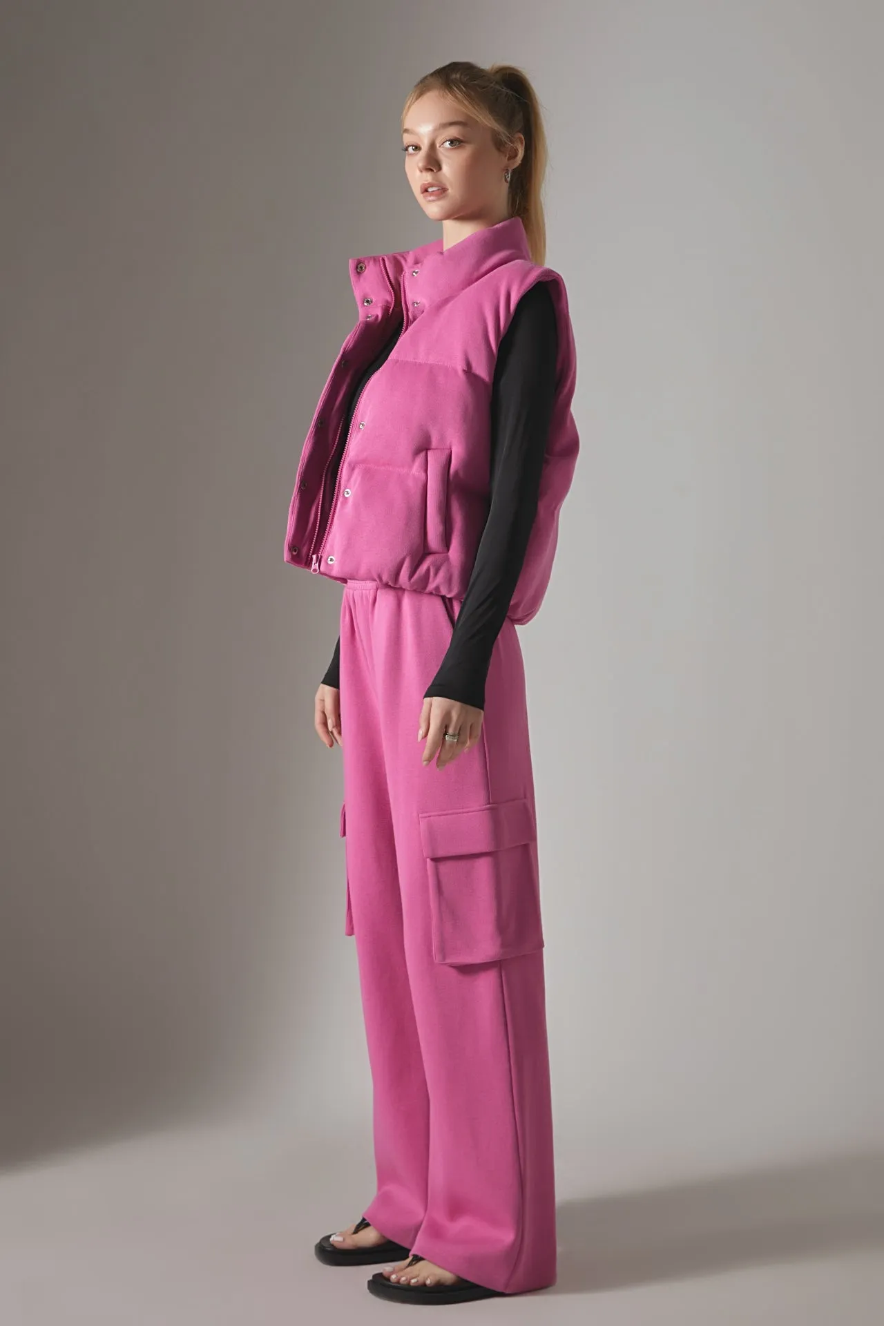 Knit Puffer Vest sold by Endless Rose product image thumbnail 3