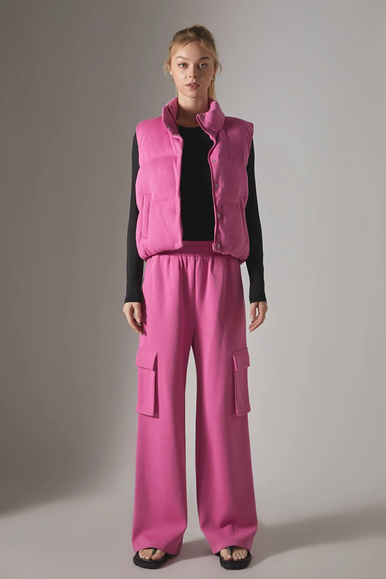 Knit Puffer Vest sold by Endless Rose