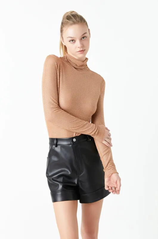 Rhinestone Mesh Bodysuit sold by Endless Rose