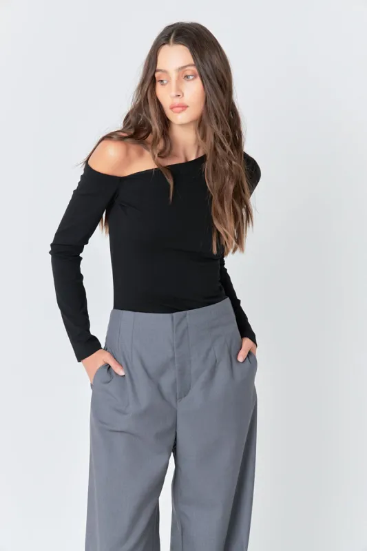Soft Knit Asymmetrical Top sold by Endless Rose