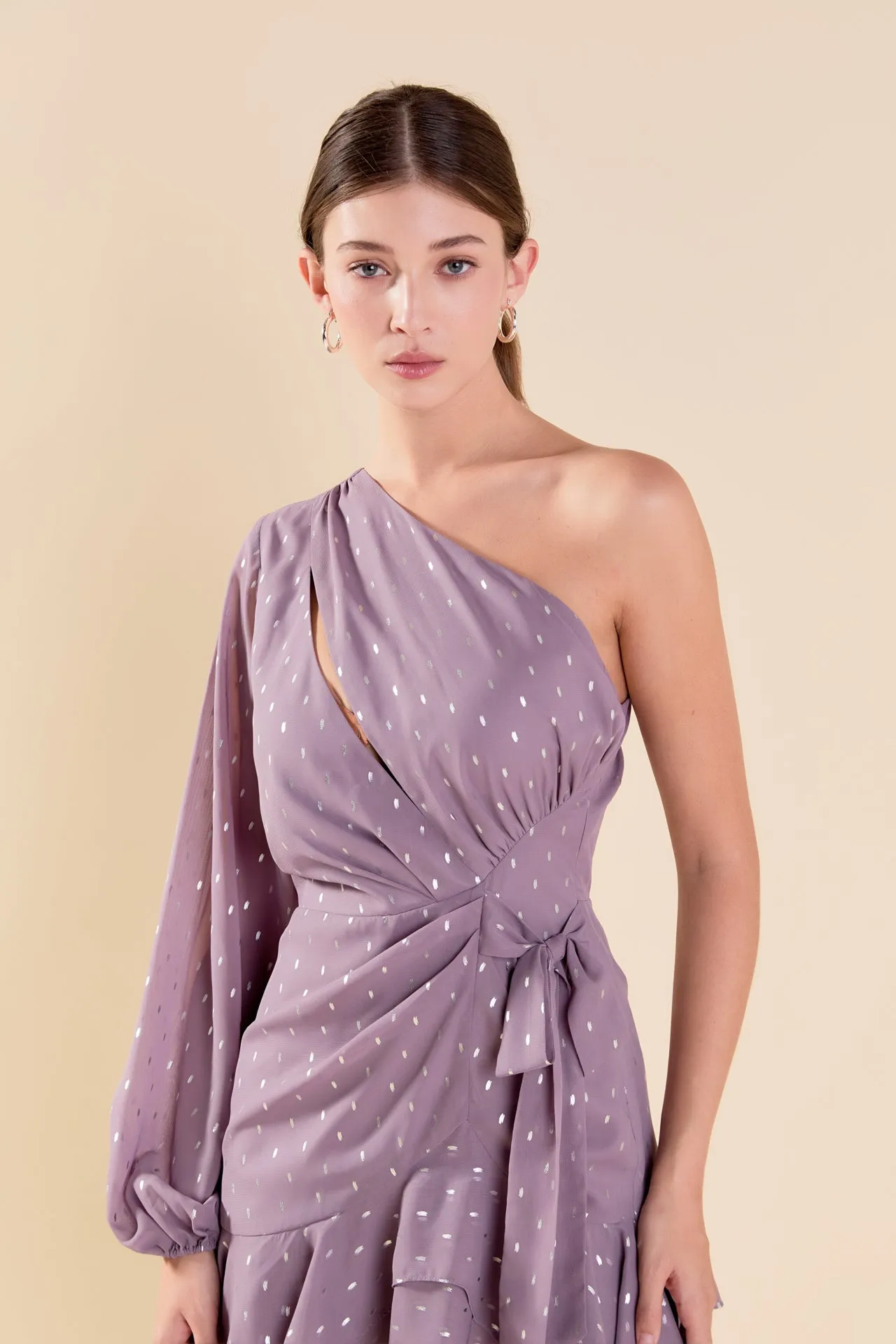 One Shoulder Chiffon Mini Dress sold by Endless Rose product image thumbnail 5