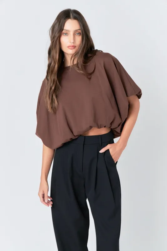High-Low Cropped T-Shirt sold by Endless Rose