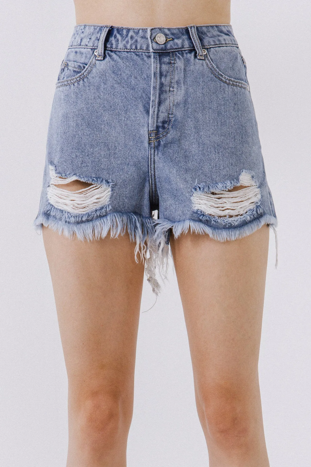 Denim Shorts sold by Endless Rose product image thumbnail 2