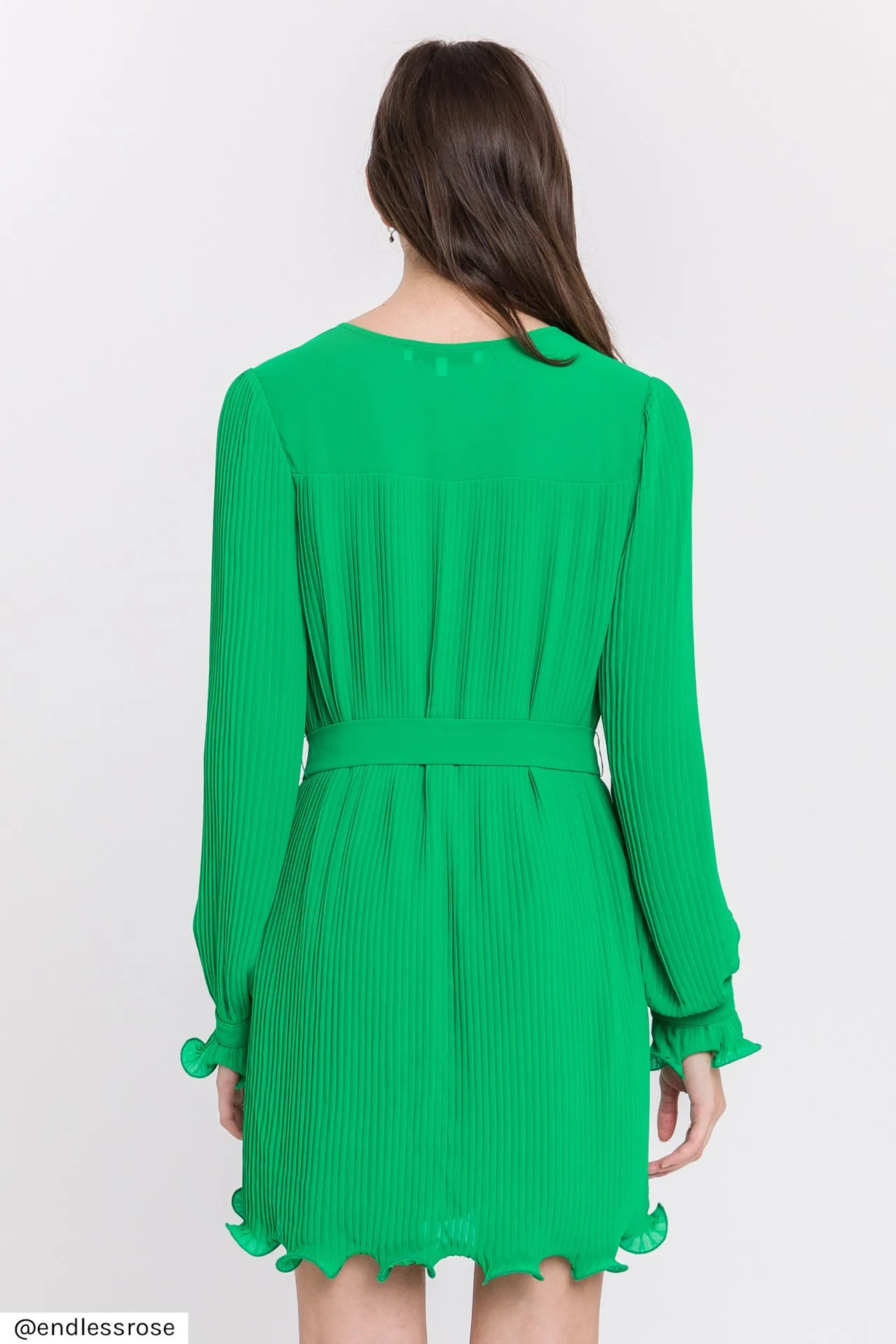 Chiffon Pleated Mini Dress sold by Endless Rose product image thumbnail 4